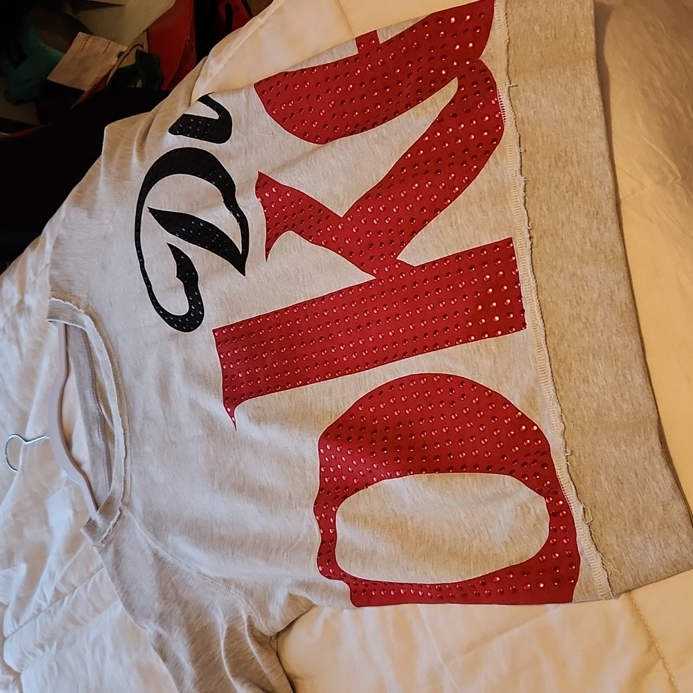 Long sleeve coke inspired sweater